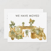 Ankündigung von "Watercolor Boho New Address Movin (Vorne/Hinten)