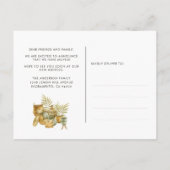 Ankündigung von "Watercolor Boho New Address Movin (Rückseite)