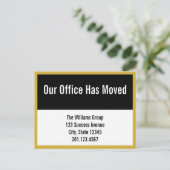 Ankündigung von Wechselstuben in Schwarz und Weiß (Stehend Vorderseite)