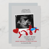 Ankündigung von Weihnachten Weihnachtsfeiertag (Vorne/Hinten)