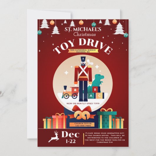 Ankündigung von Weihnachtsspielzeug (Vorderseite)