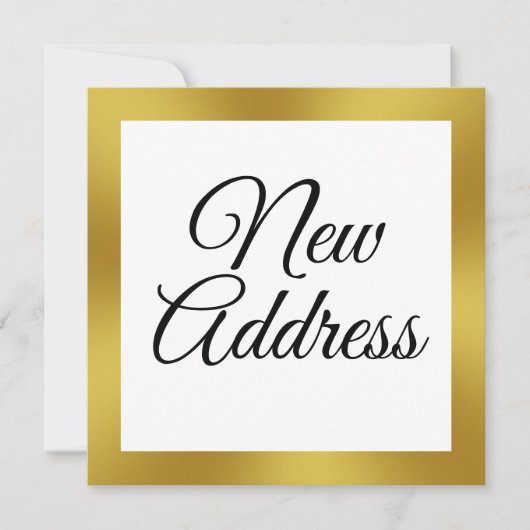 Ankündigung von White and Imitate Gold Moving (Vorderseite)