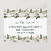 Ankündigung von White Floral Magnolias Script Movi (Vorderseite)