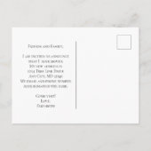 Ankündigung von White Floral Magnolias Script Movi (Rückseite)