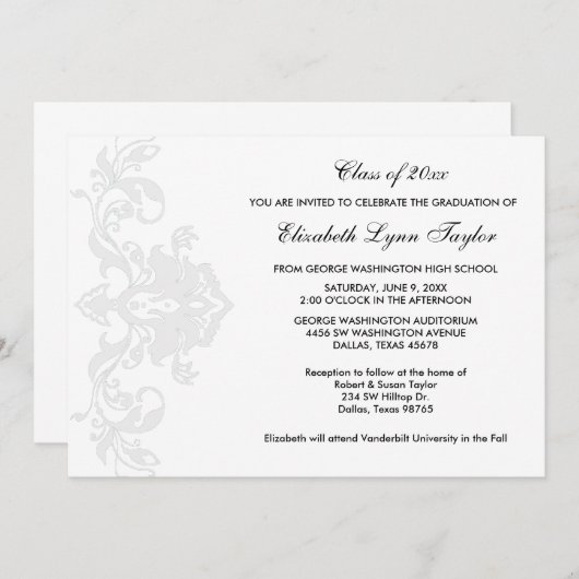 Ankündigung von White on White Abschluss (Vorne/Hinten)