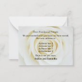 Ankündigung von White Rose (Rückseite)