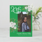 Ankündigung von White Rose Green Foto Abschluss (Stehend Vorderseite)