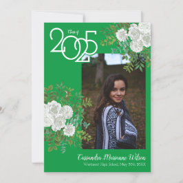 Ankündigung von White Rose Green Foto Abschluss