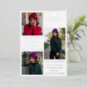 Ankündigung von White Silver Foil HS Abschluss (Stehend vorne)