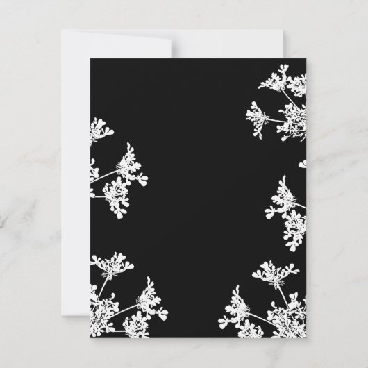 Ankündigung von "White Wildblume" (Rückseite)