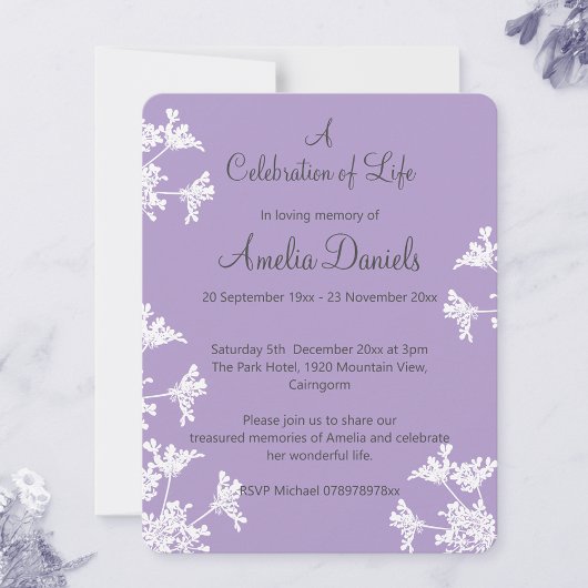 Ankündigung von "White Wildblume"