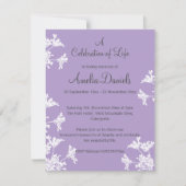 Ankündigung von "White Wildblume" (Vorderseite)