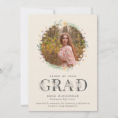 Ankündigung von Wildblume High School Abschluss (Vorderseite)