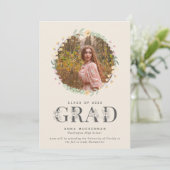 Ankündigung von Wildblume High School Abschluss (Stehend Vorderseite)