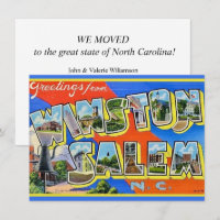 Ankündigung von Winston Salem Moving