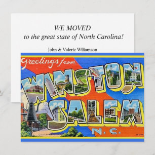Ankündigung von Winston Salem Moving