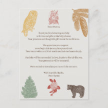 Ankündigung von Woodland Animal Baby