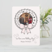 Ankündigung von Wreath New Zuhause Holiday Moving (Stehend Vorderseite)