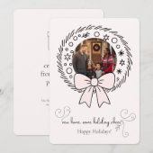 Ankündigung von Wreath New Zuhause Holiday Moving (Vorne/Hinten)