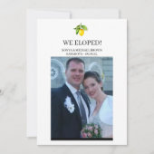 Ankündigung von Yellow Lemon Elopement (Vorderseite)