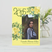 Ankündigung von Yellow Rose Green Foto Abschluss (Stehend Vorderseite)