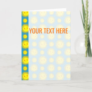 Ankündigung von Yellow Sun Face Pattern