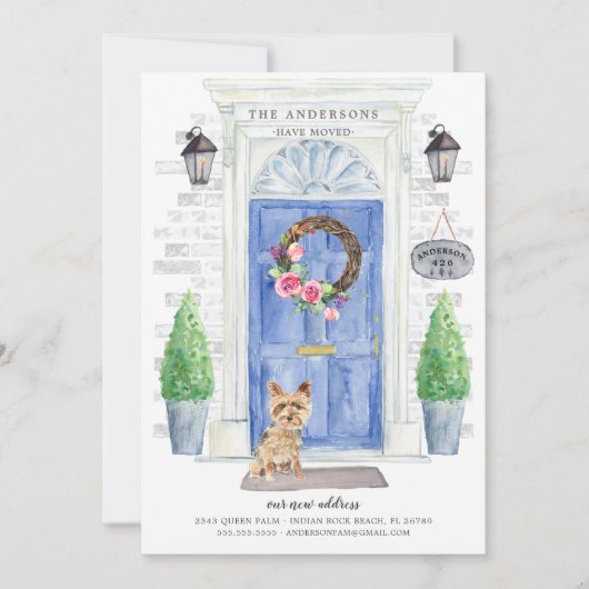 Ankündigung von Yorkshire Terrier Front Moving (Vorderseite)