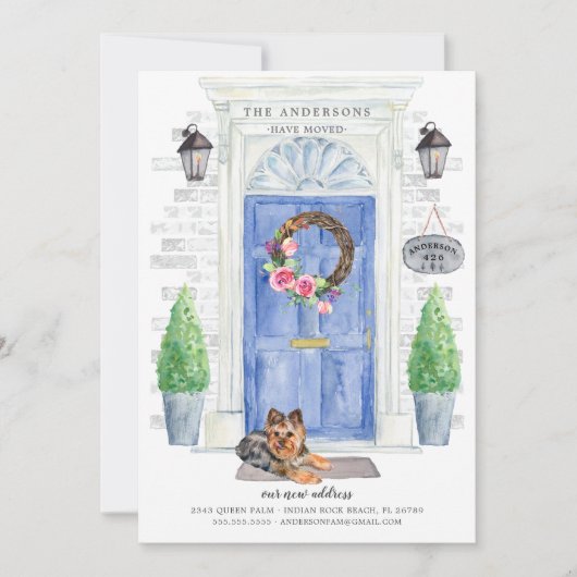 Ankündigung von Yorkshire Terrier Front Moving (Vorderseite)