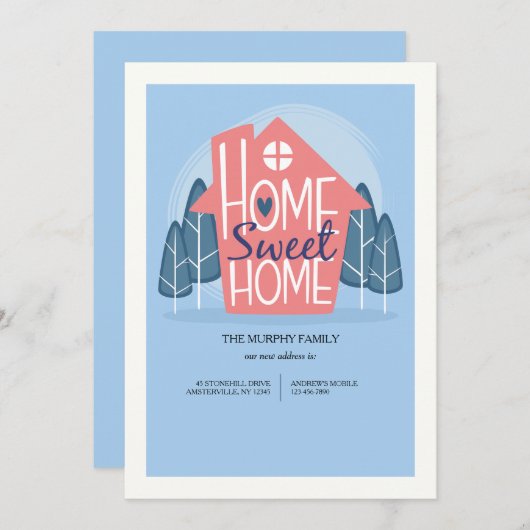 Ankündigung von Zuhause Sweet Zuhause Moving (Vorne/Hinten)