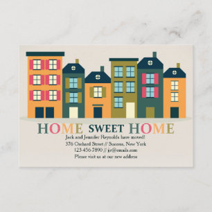 Ankündigung von Zuhause Sweet Zuhause Moving