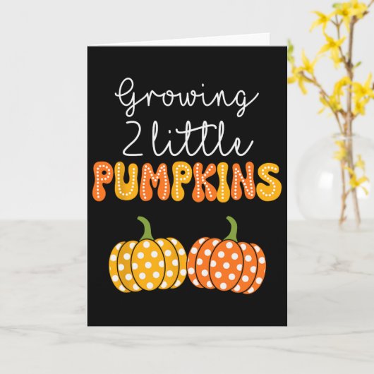 Ankündigung von zwei kleinen Pumpkins durch (Gelbe Blume)