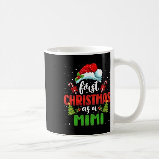 Ankündigung Weihnachten als Mimi-Familie Kaffeetasse (Rechts)