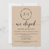 Ankündigung, wir haben geebnet einladung (Vorderseite)