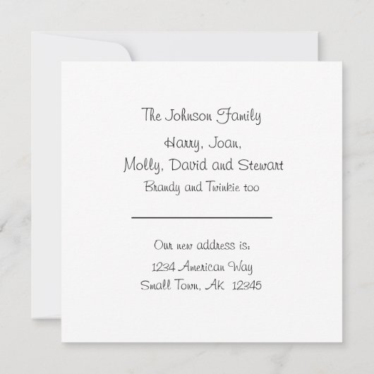 Ankündigung zeitgenössischer gezeichneter Bewegung (Rückseite)