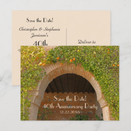 Ankündigung zum 40. Hochzeitstag rett