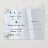 Ankündigung zum 5. Hochzeitstag Save the Date (Rückseite)