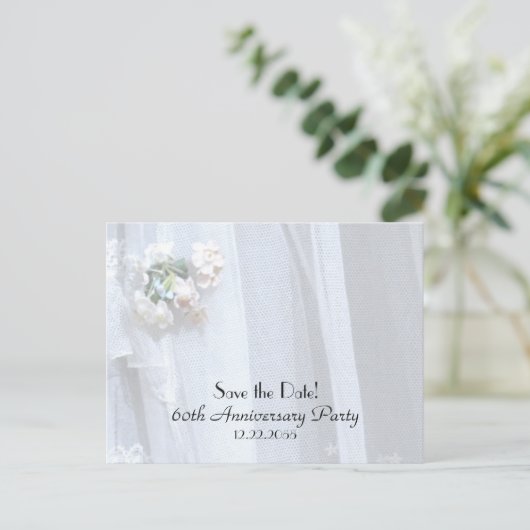 Ankündigung zum 60. Hochzeitstag gerettet (Stehend Vorderseite)