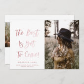 Ankündigung zum Abschluss eines inspirierenden Fot (Vorne/Hinten)