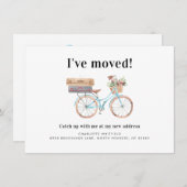 Ankündigung zum Ändern der Adresse in Watecolor (Vorne/Hinten)