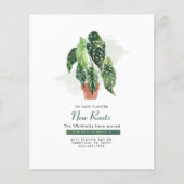 Ankündigung zum Ändern der Zuhause-Adresse (Vorderseite)