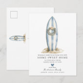 Ankündigung zum "Blue Surfboard Christmas Moving" (Vorne/Hinten)