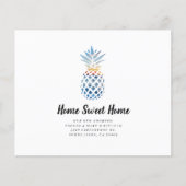 Ankündigung zum eleganten Adressenwechsel (Vorderseite)