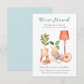 Ankündigung zum gemütlichen Zuhause-Moving (Vorne/Hinten)