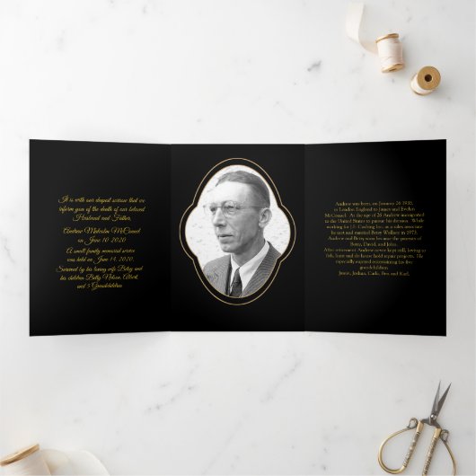 Ankündigung zum Goldenen Kreuz (Innenseite)