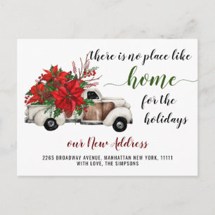 Ankündigung zum niedlichen Farm-Weihnachtsverkehr Postkarte