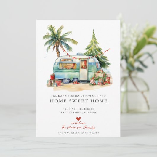 Ankündigung zum Retro Camper Holiday Moving (Stehend Vorderseite)