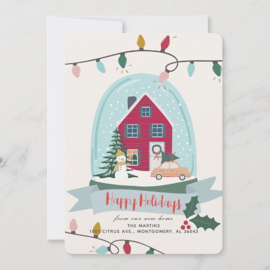 Ankündigung zum Schneeglobe (Vorderseite)