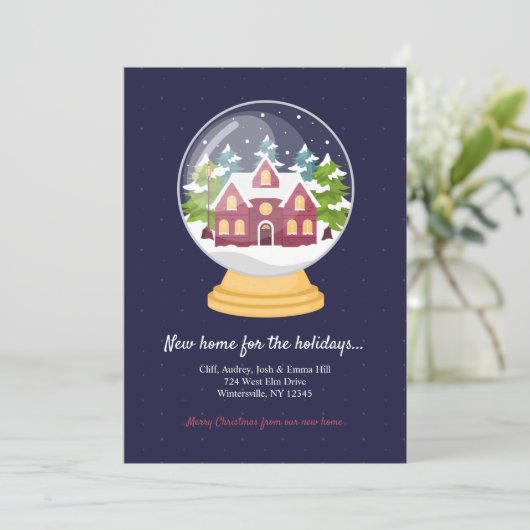 Ankündigung zum Schneeglobe (Stehend Vorderseite)