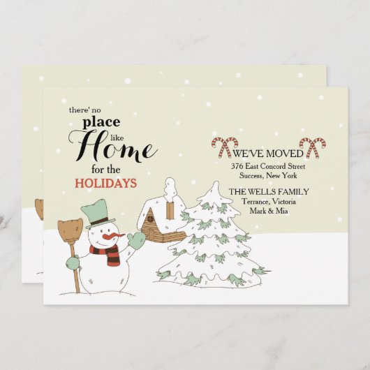 Ankündigung zum Schneemann (Vorne/Hinten)