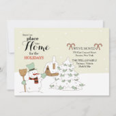 Ankündigung zum Schneemann (Vorderseite)